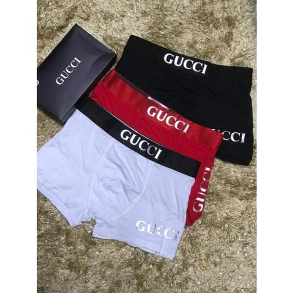 Mens Underwear Boxer Gucci (3pcs Pack) - under wear for men