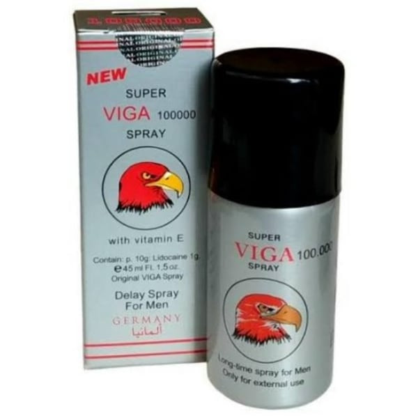 Stay Hard For Long Super 100000 Delay Spray For Great Sex 45ml